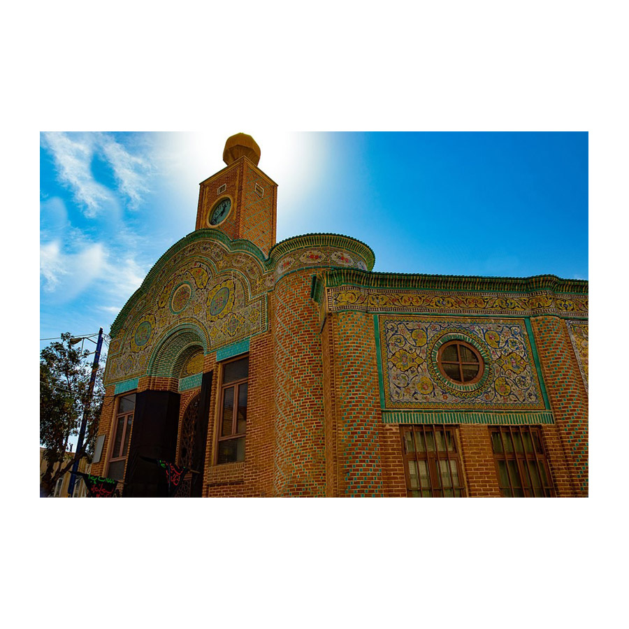  مرمت تزیینات کاشیکاری مسجد سردار ارومیه
