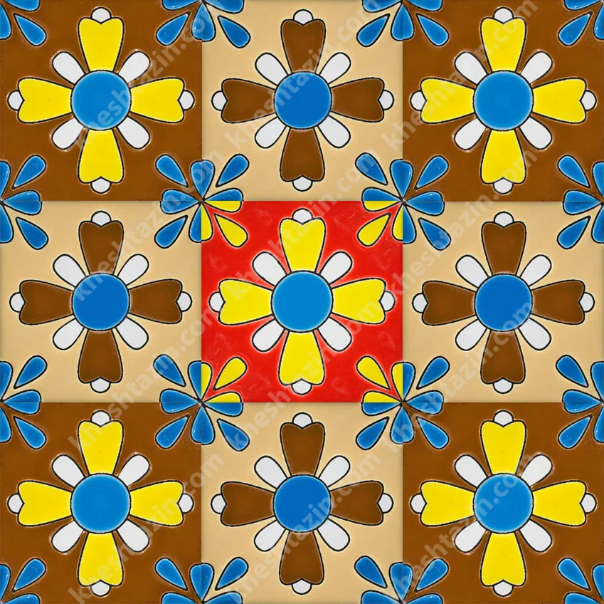کاشی ده سانتی بین کابینتی