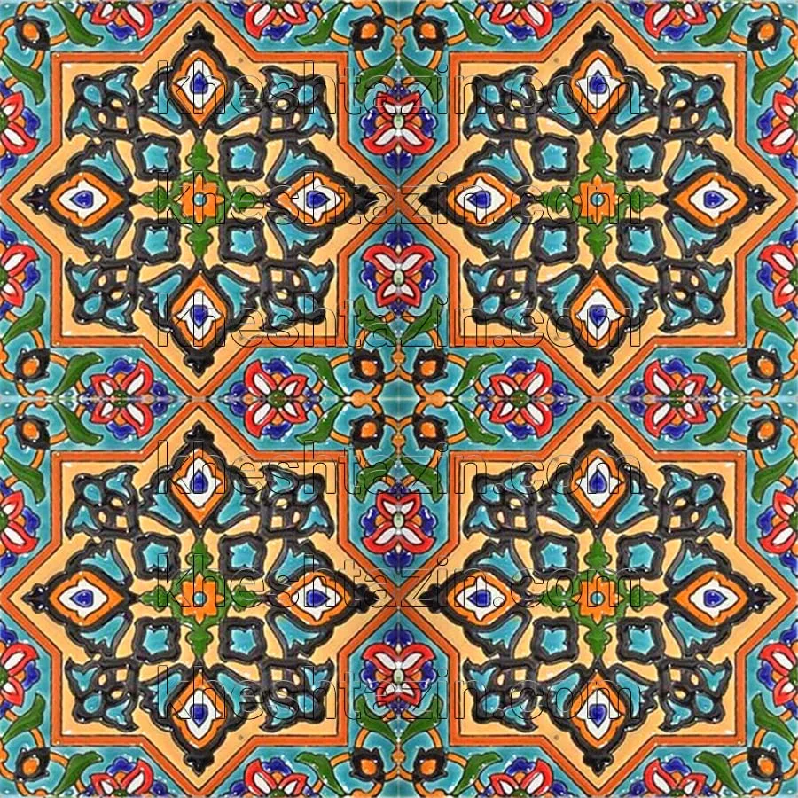 کاشی هفت رنگ  دیواری کد: TP-117 - تصویر 3