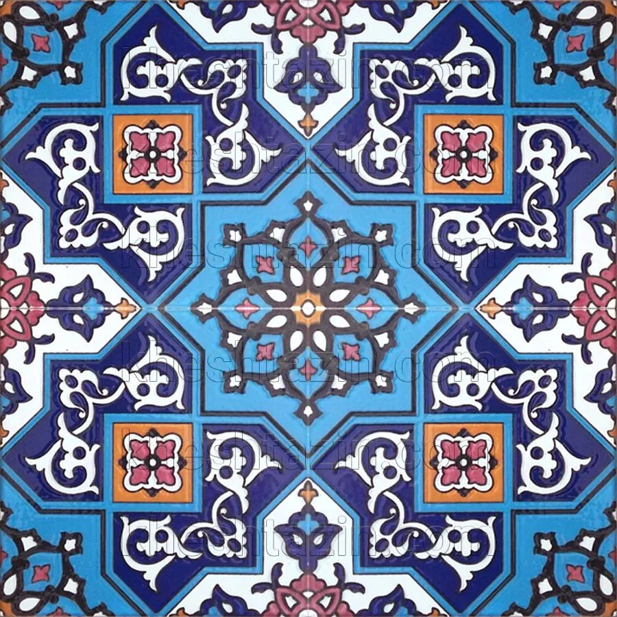 کاشی هفت رنگ  دیواری کد: GP-206 - تصویر 3