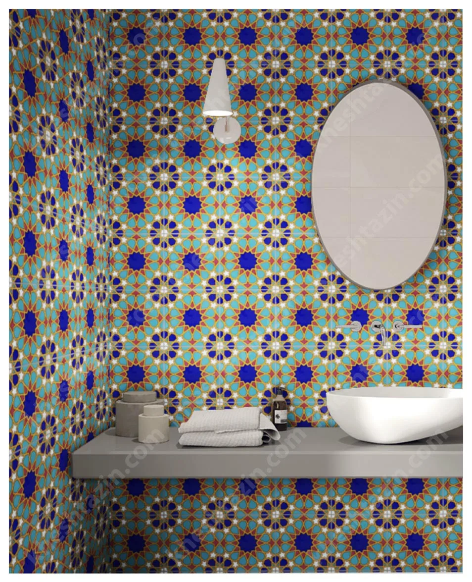 کاشی هفت رنگ دیواری کد: GP-202