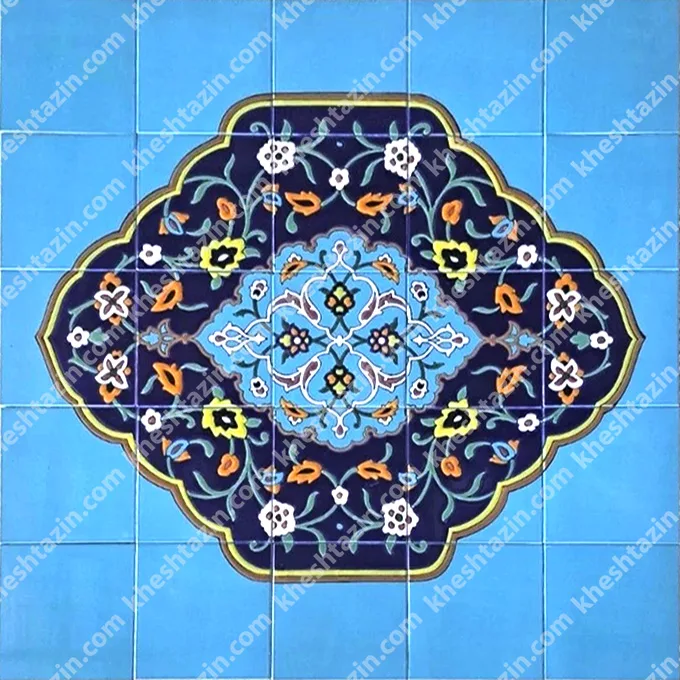 سرامیک کف طرح ترنج قالی - تصویر 2