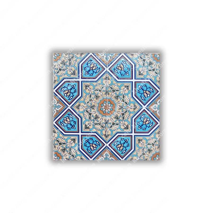 کاشی سرامیک هفت رنگ طرح هندسی اسلامی - تصویر 5