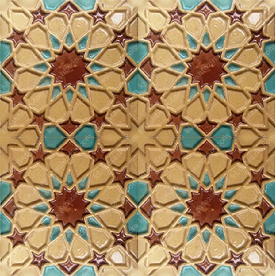 کاشی سنتی نقش برجسته کد: GT-3 - تصویر 2