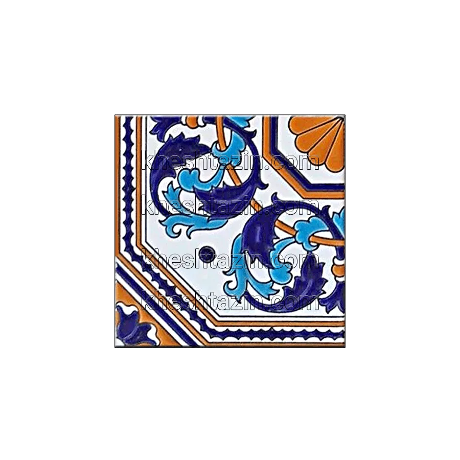 کاشی سرامیک طرح پیچک فرنگی