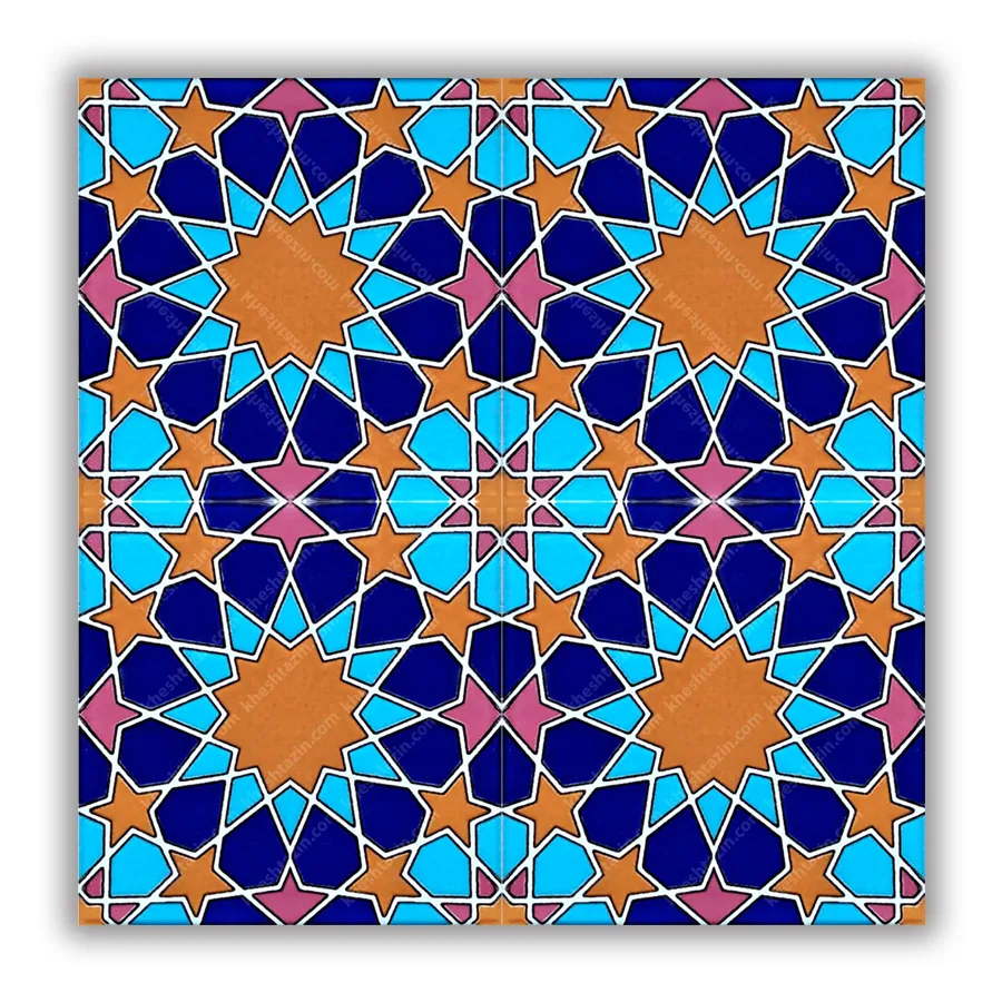 کاشی هفت رنگ دیواری کد: GP-202