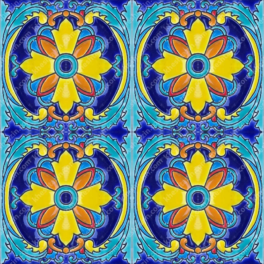 کاشی سرامیک طرح خورشید - تصویر 4