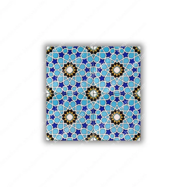 کاشی سرامیک طرح هندسی اسلامی