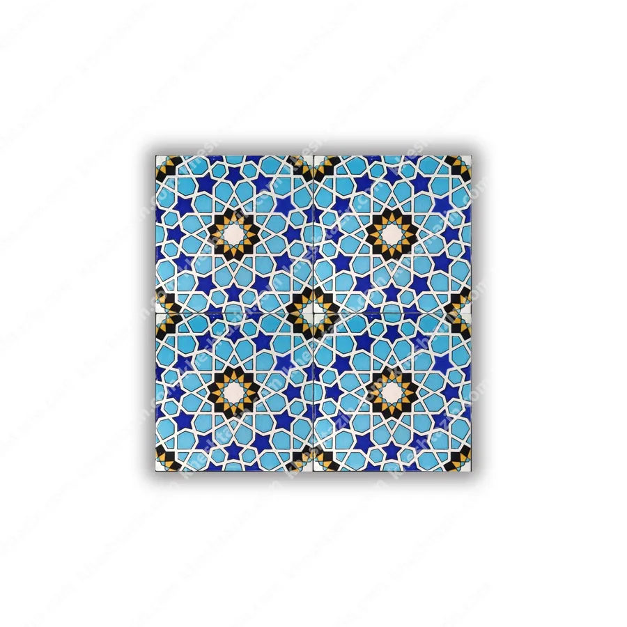 کاشی سرامیک طرح هندسی اسلامی