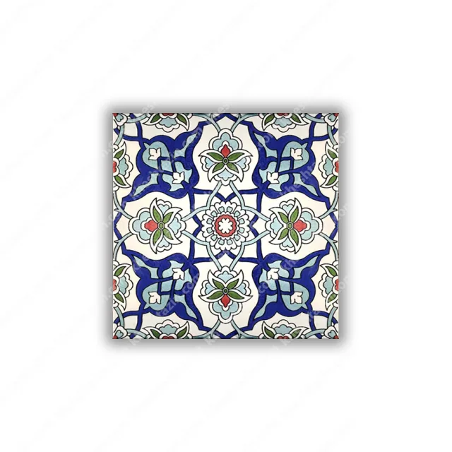 کاشی هفت‌رنگ اسلیمی عنکبوتی