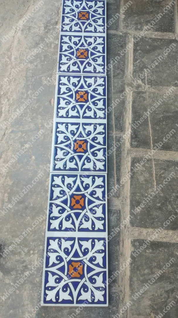 سرامیک  طرح چلیپای لاجورد - تصویر 4