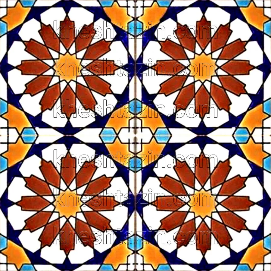 کاشی هفت رنگ دیواری کد: GP-203 - تصویر 2