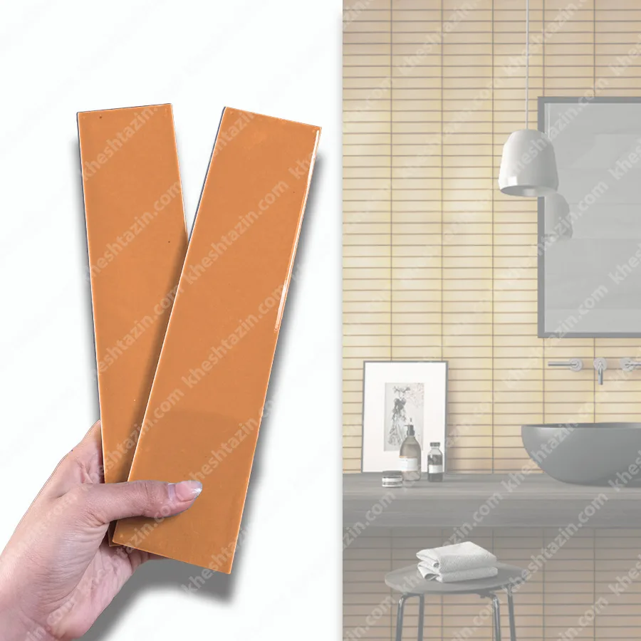 کاشی سرامیک مترویی رنگ آجری