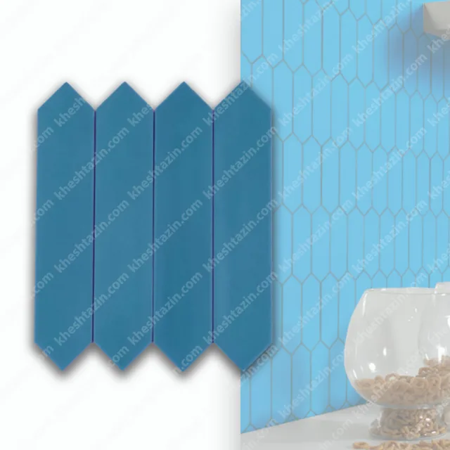 کاشی، سرامیک مترویی سرتیز رنگ فیروزه