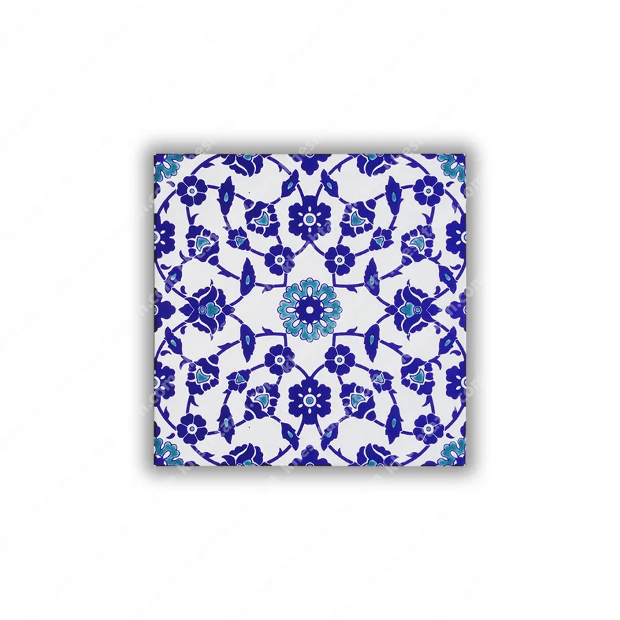 کاشی سرامیک طرح «نیلوفر فیروز»