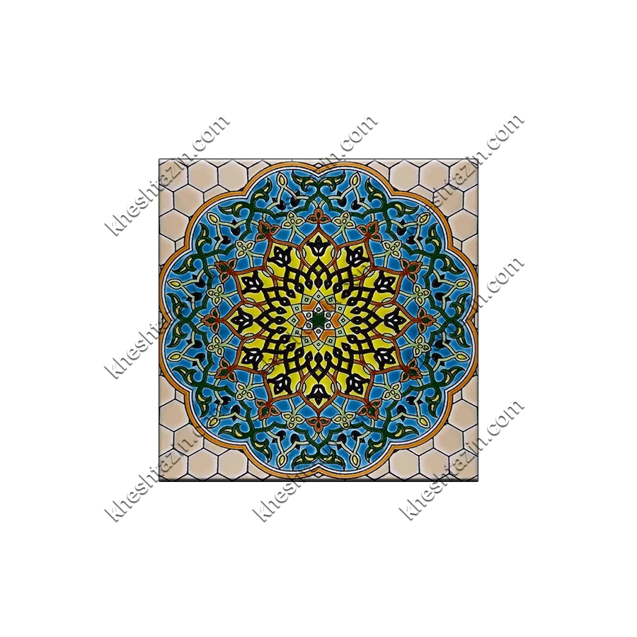 کاشی هفت رنگ طرح سنتی کد: TP-128