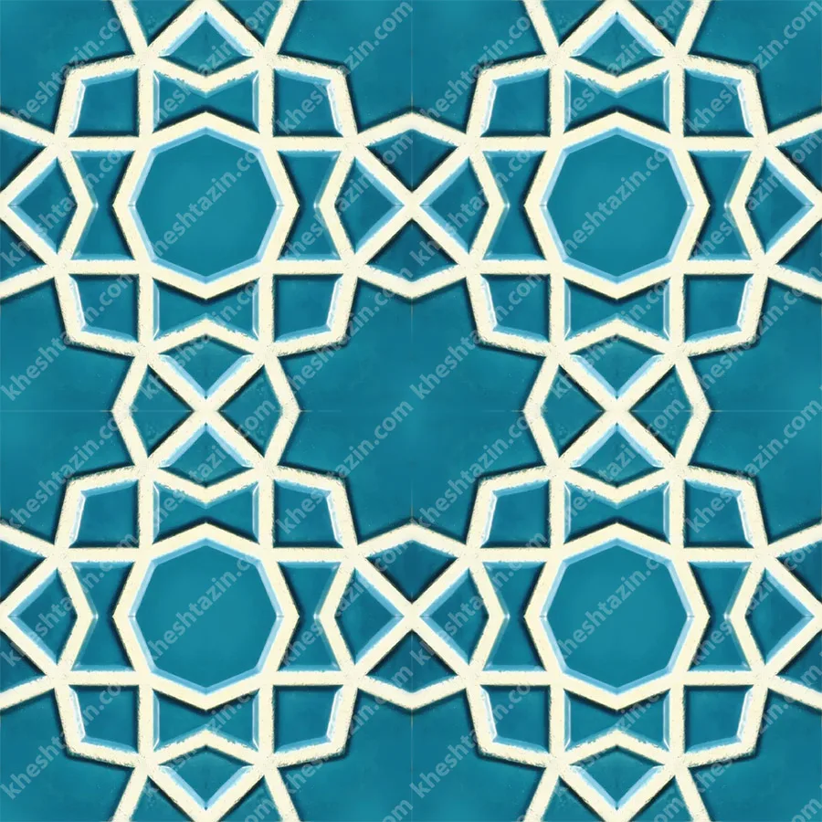 کاشی سنتی نقش برجسته کد: GT-23 - تصویر 2