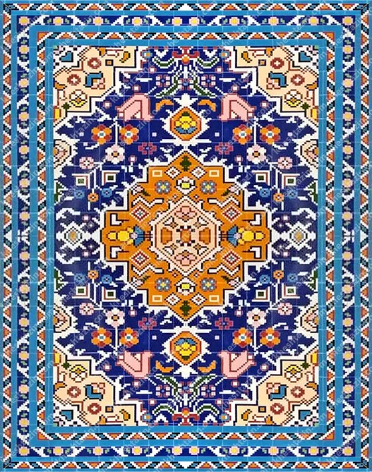 سرامیک طرح قالیچه - تصویر 2