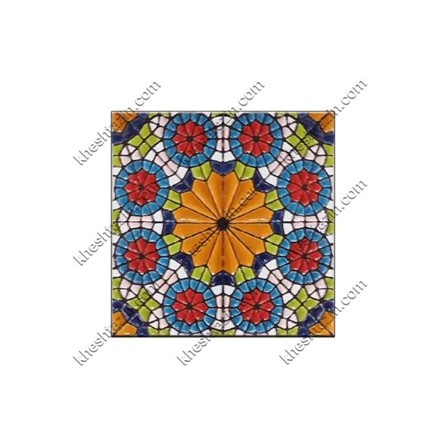 کاشی هفت رنگ طرح هندسی  کد: GP-300
