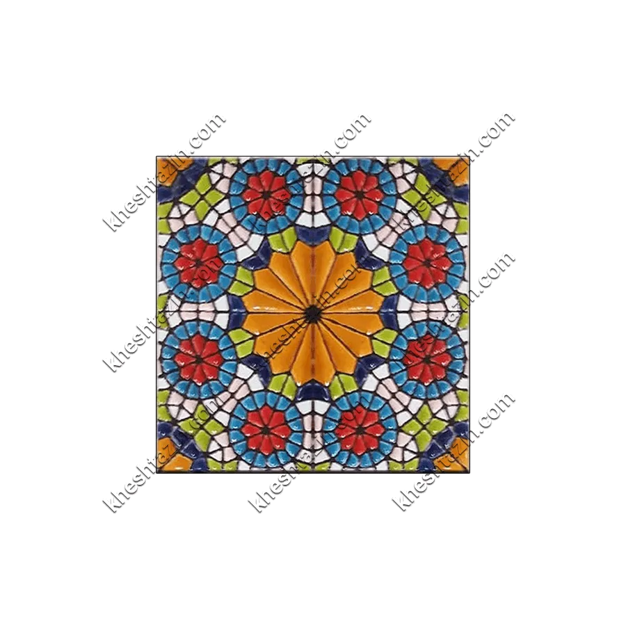 کاشی هفت رنگ طرح هندسی  کد: GP-300