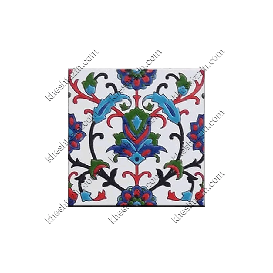 کاشی هفت رنگ  طرح سنتی کد: TP-130 - تصویر 4