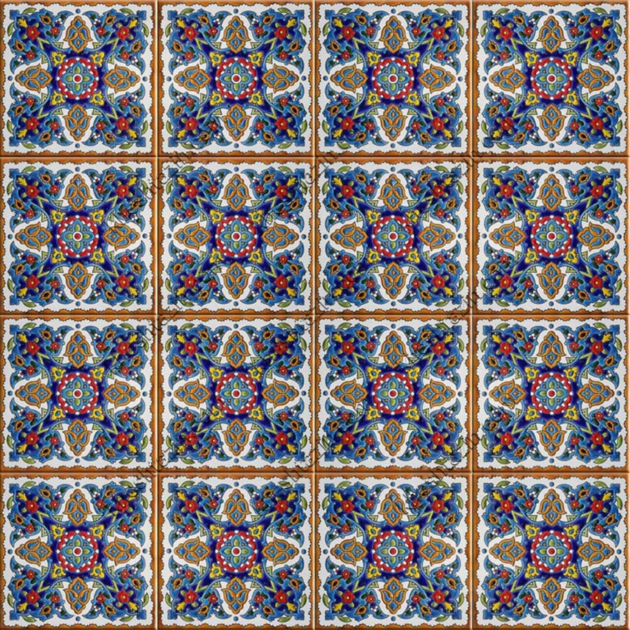 کاشی هفت رنگ طرح سنتی کد: TP-126 - تصویر 2