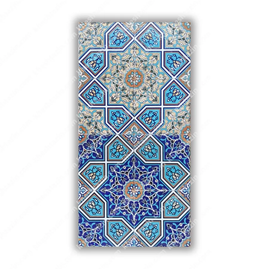 کاشی سرامیک هفت رنگ طرح هندسی اسلامی