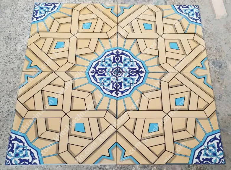 کاشی سرامیک هندسی طرح آجر معقلی - تصویر 2