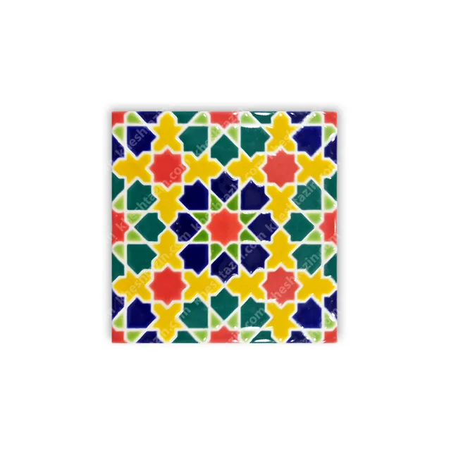 کاشی هفت‌رنگ اخترآباد رنگین