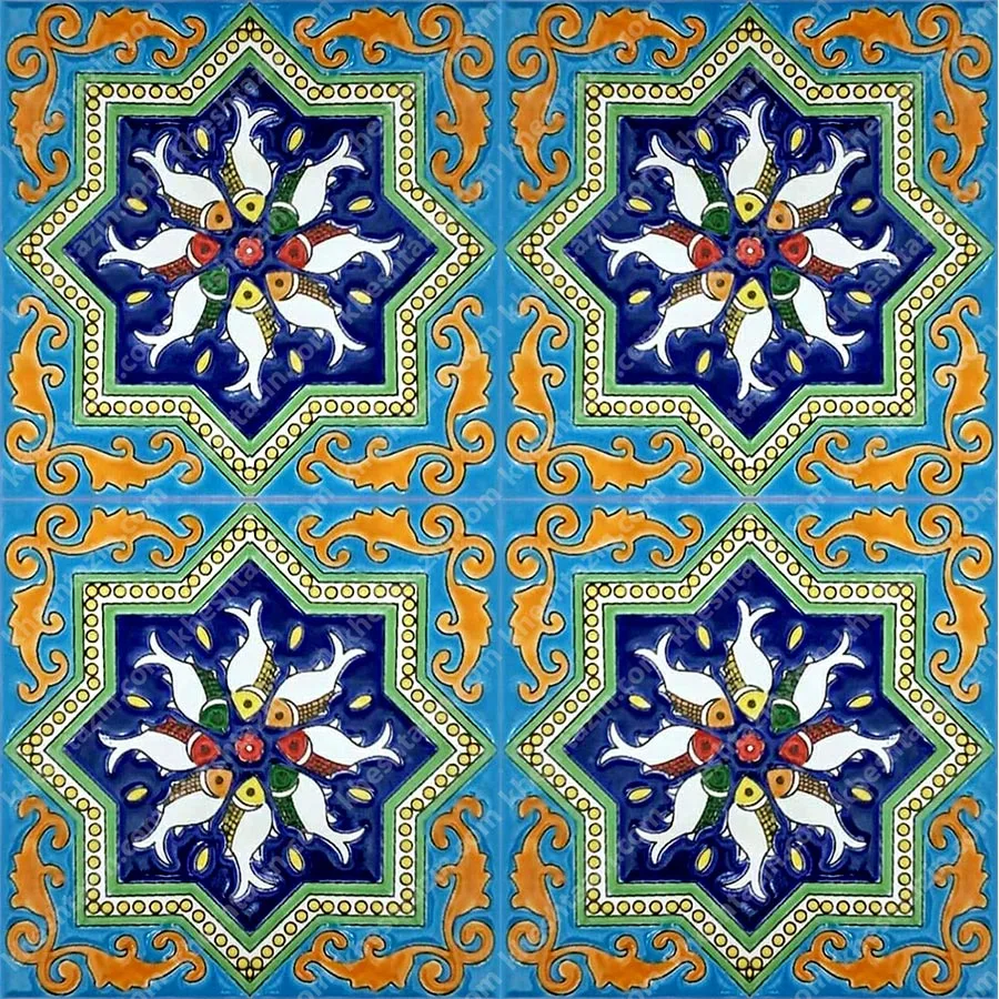 کاشی طرح ماهی - تصویر 3