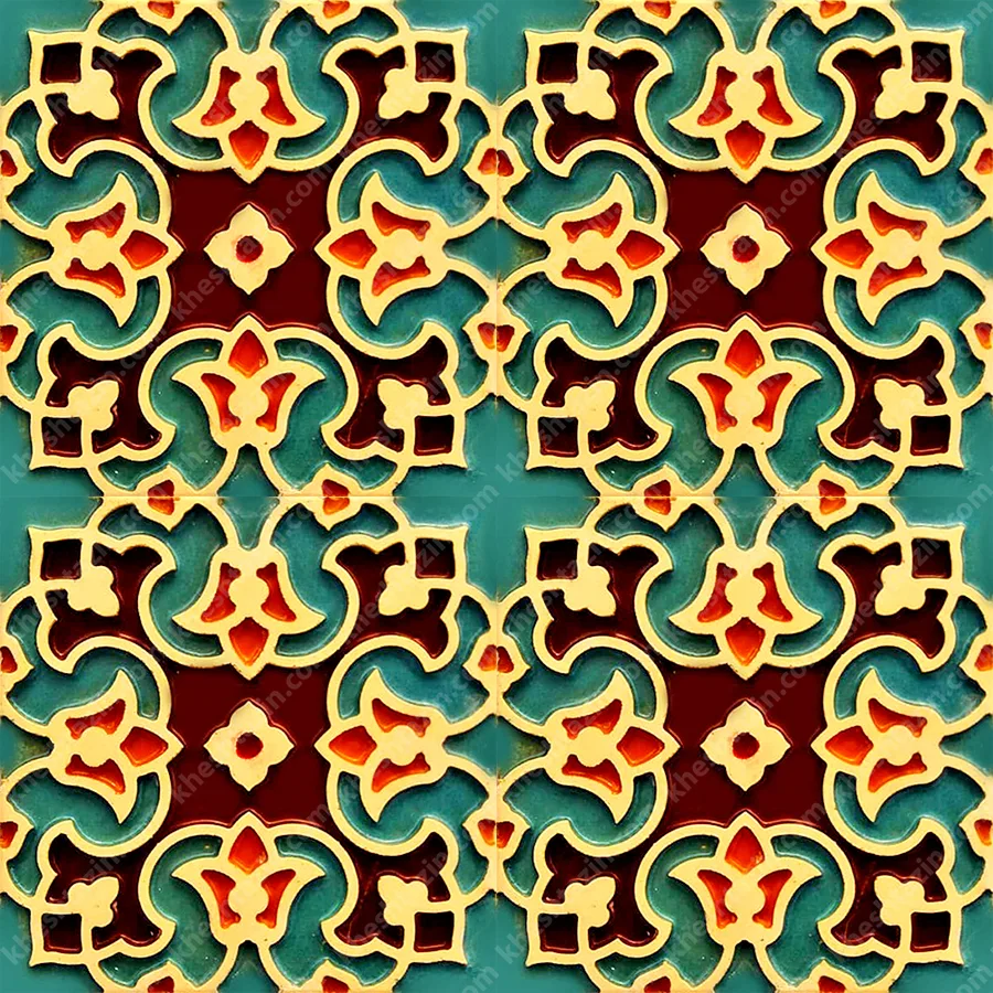 کاشی سنتی نقش برجسته کد: GT-9 - تصویر 2