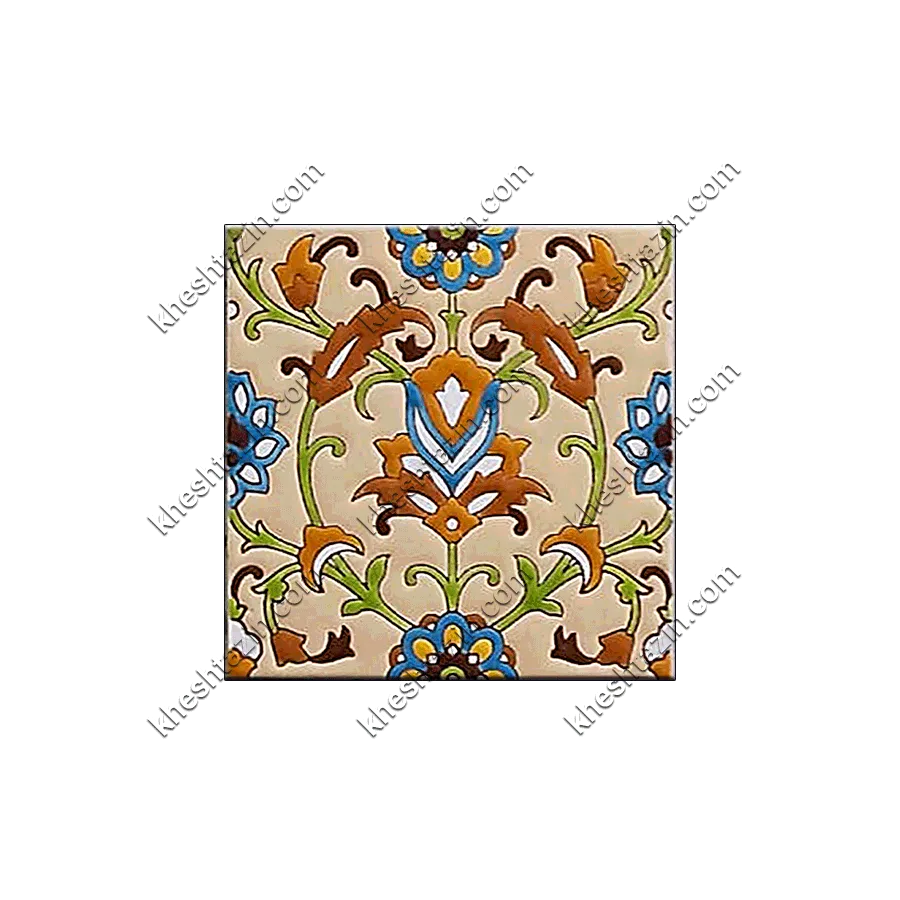 کاشی هفت رنگ  طرح سنتی کد: TP-130