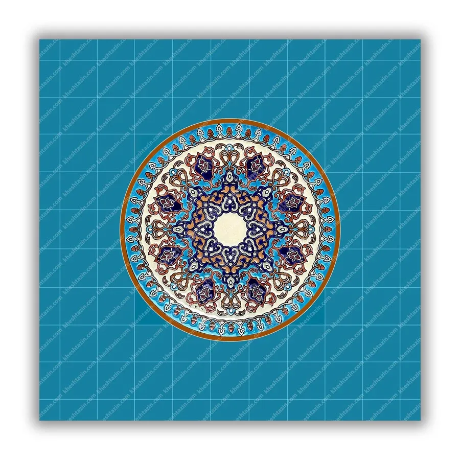 کاشی طرح شمسه