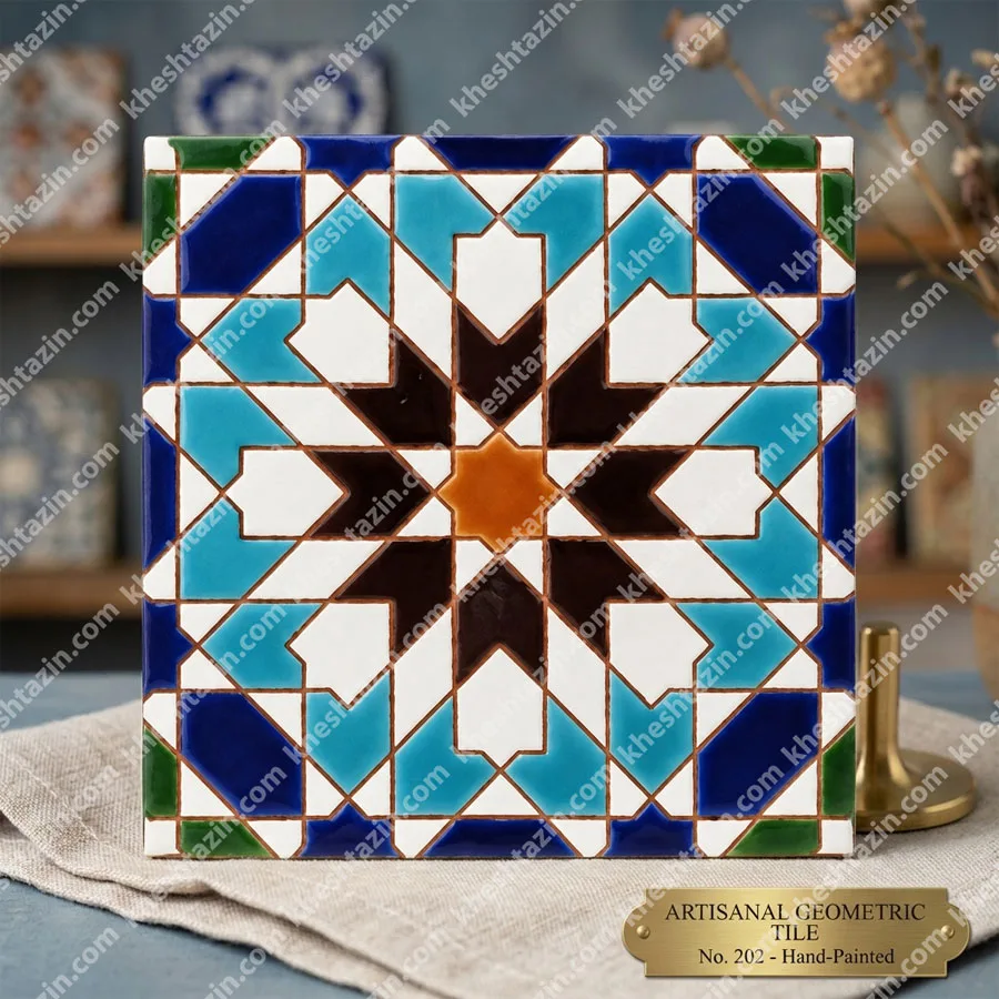 کاشی طرح هندسی مراکشی – سری اصالت (Authentic Geometry Series) - تصویر 4