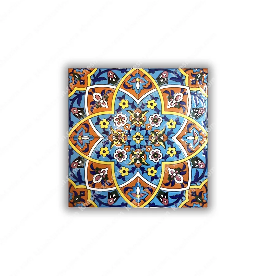 کاشی سرامیک طرح شمسه و گلستان