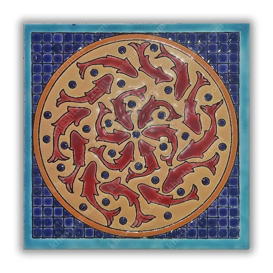 کاشی طرح حوض ماهی