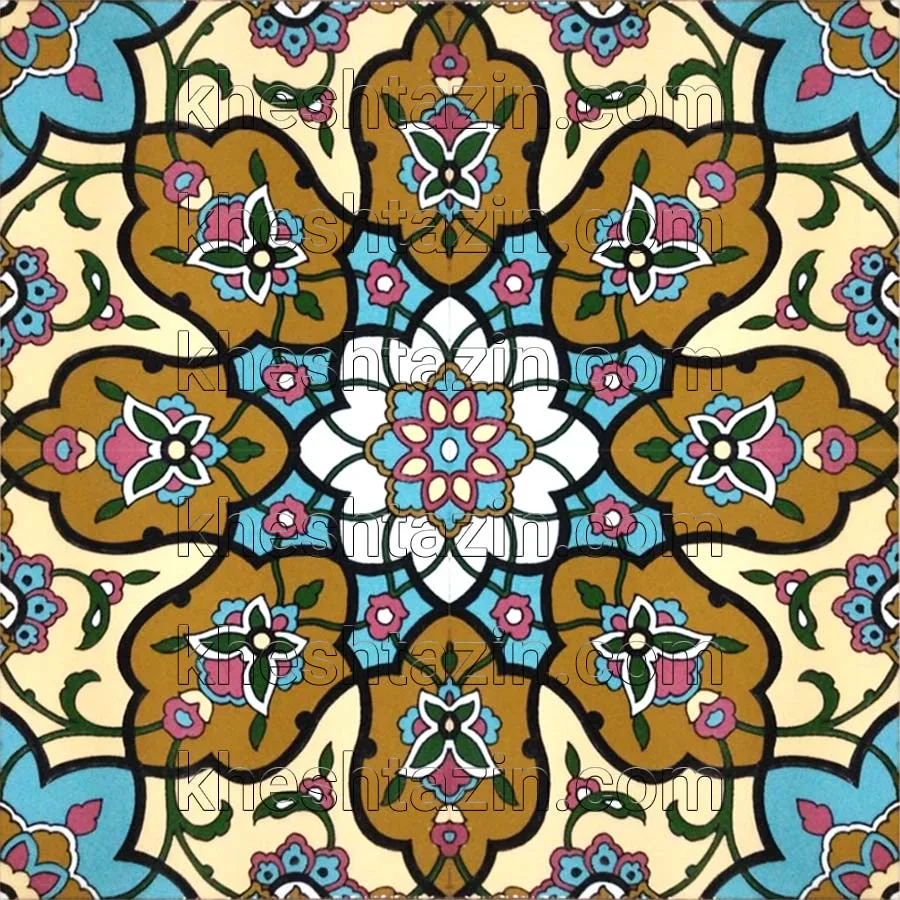 کاشی هفت رنگ دیواری کد: TP-108 - تصویر 2