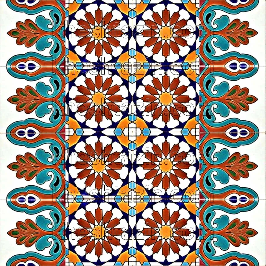کاشی هفت رنگ  دیواری کد: TP-114 - تصویر 9