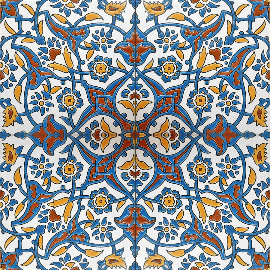کاشی هفت رنگ دیواری کد: 1561 - تصویر 2