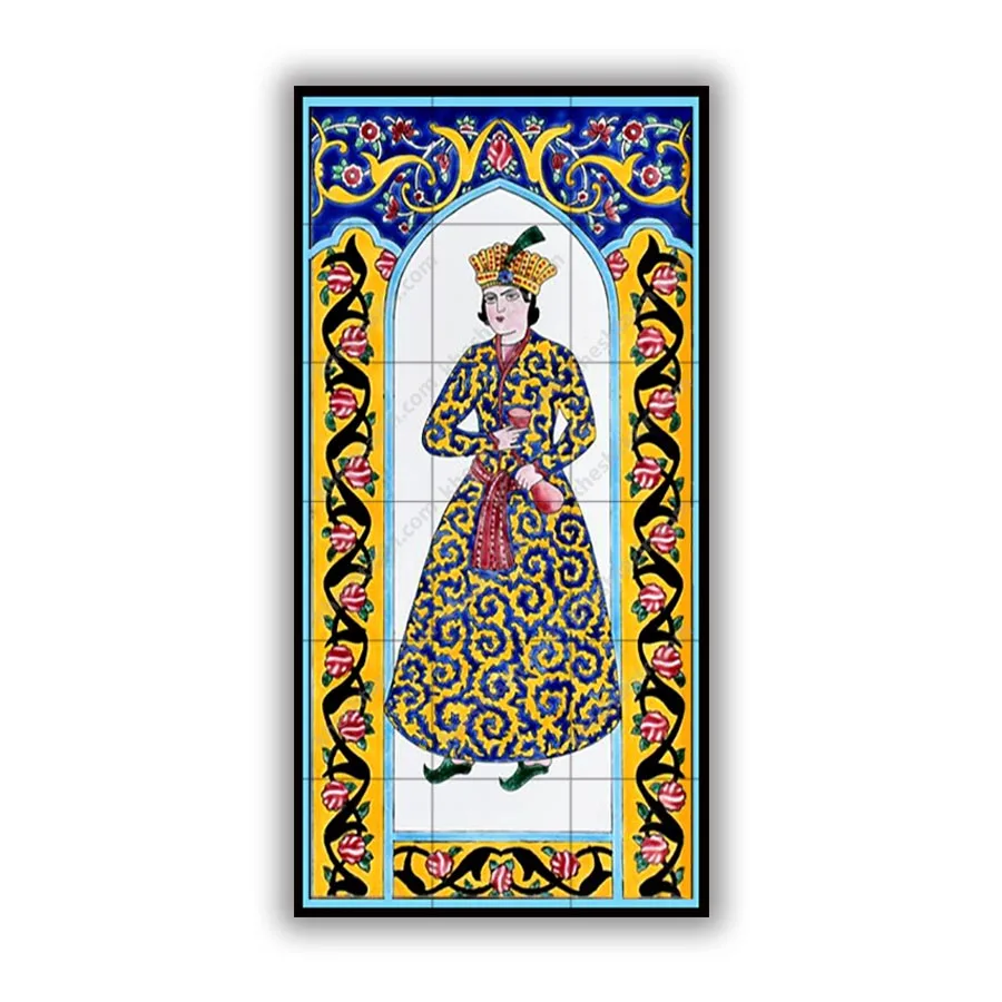 کاشی مینیاتوری طرح رخ کد:DT-5 