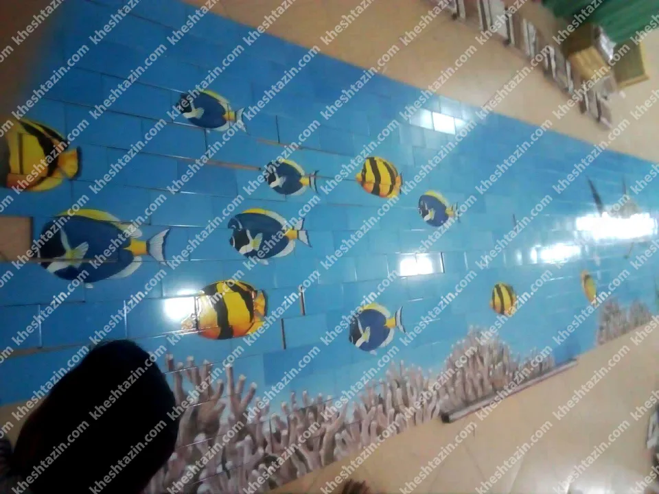 سرامیک استخری طرح ماهی و دریا - تصویر 4