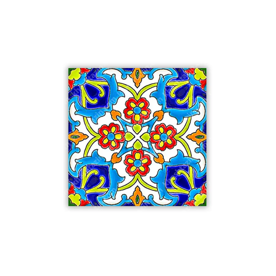 کاشی هفت رنگ طرح نگارستان نیلگون