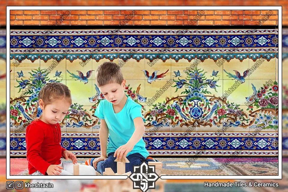 کاشی هفت رنگ ازاره کد: ET-3 - تصویر 2