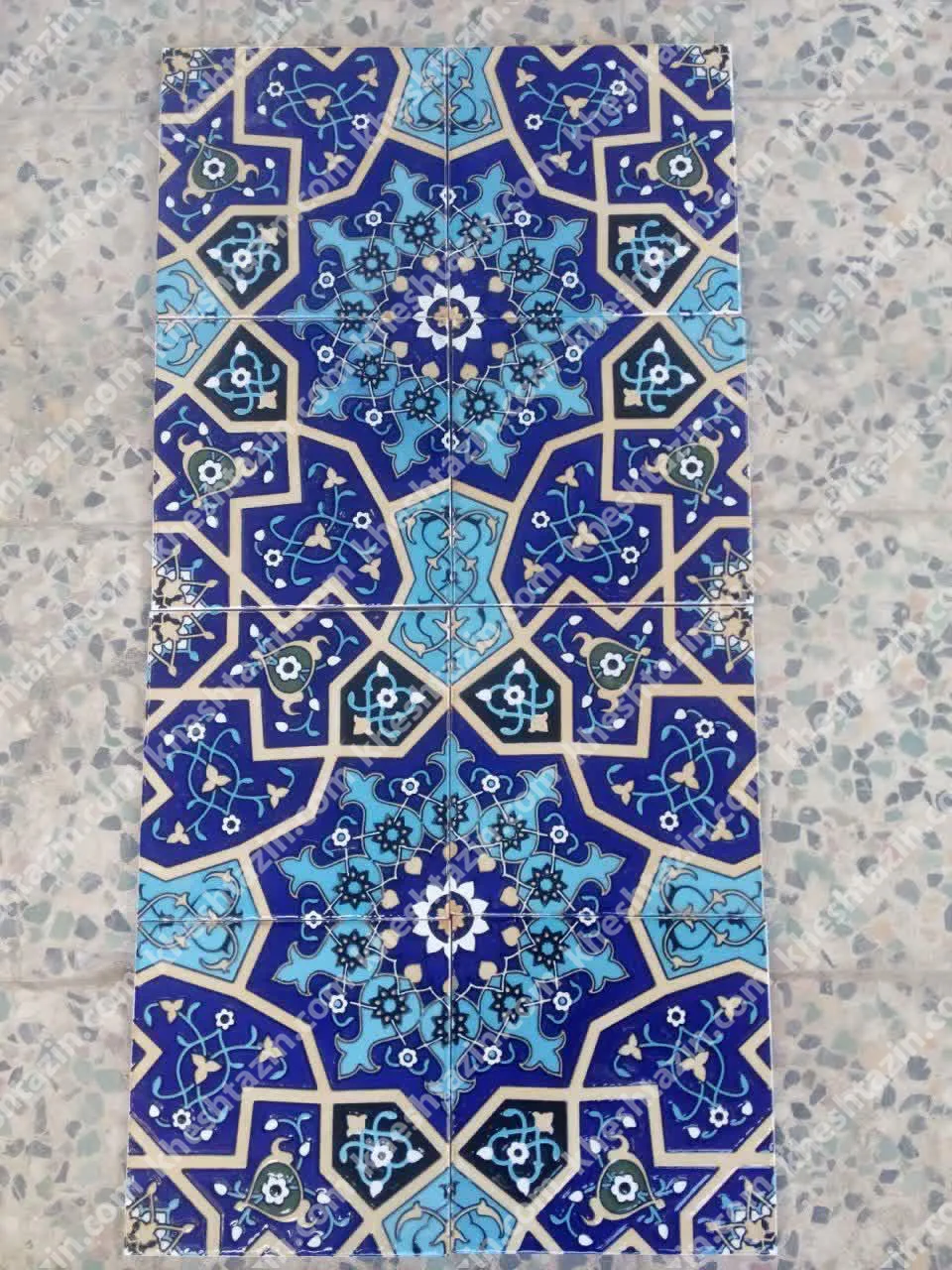 کاشی سرامیک طرح هندسی اسلامی - تصویر 2