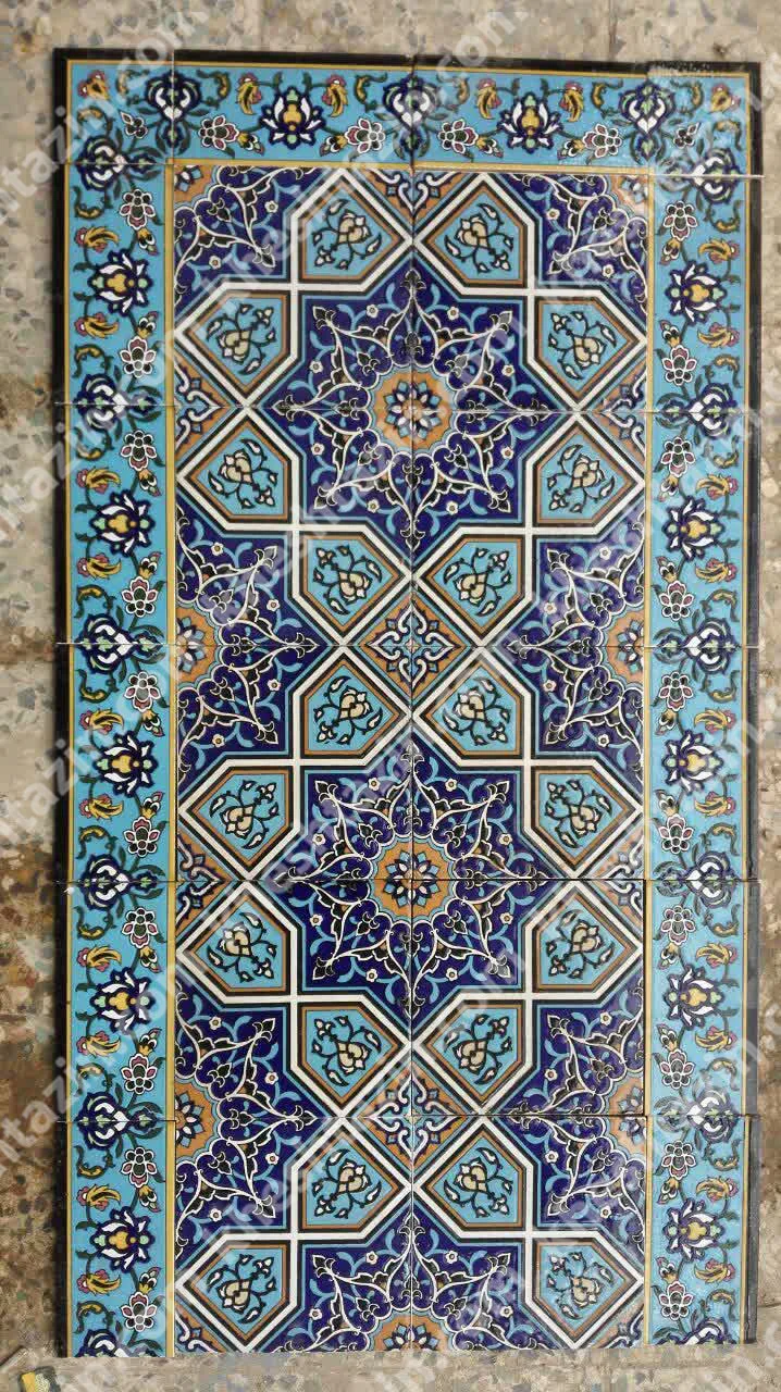کاشی سرامیک هفت رنگ طرح هندسی اسلامی - تصویر 2