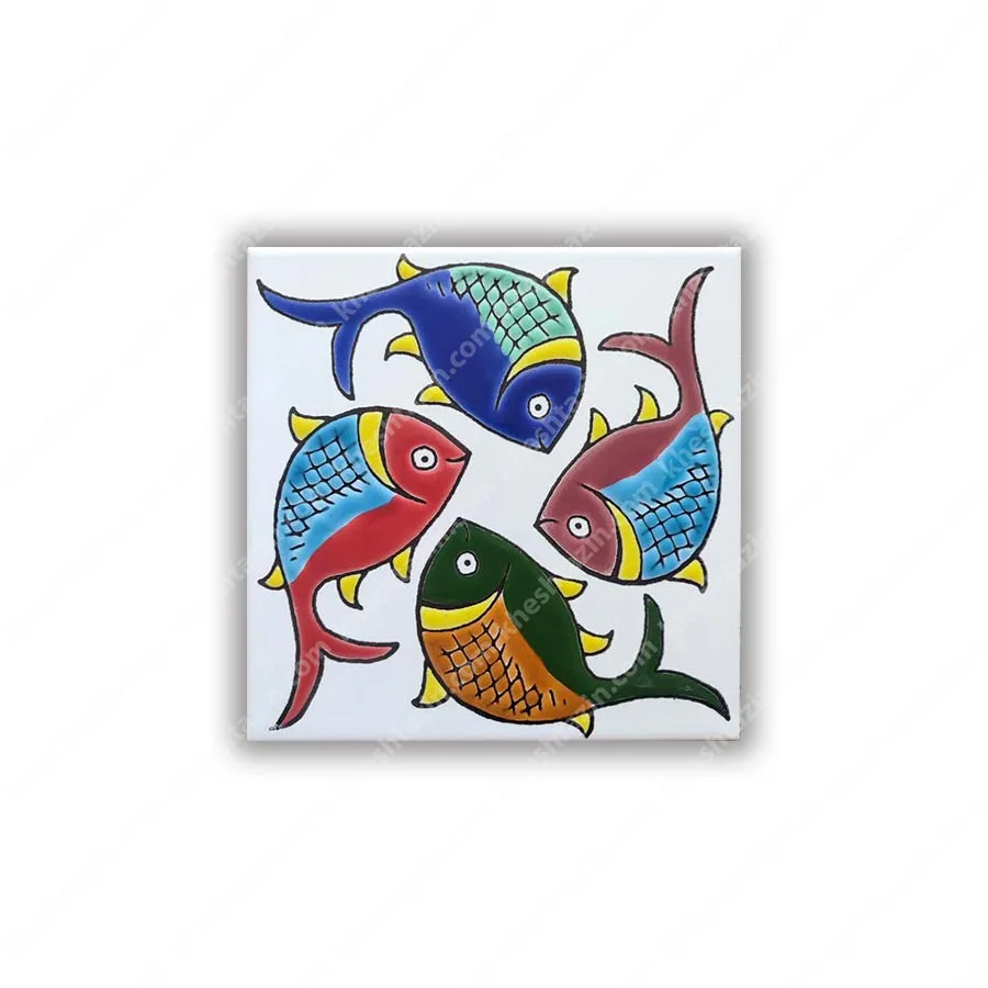 کاشی طرح ماهی دریا