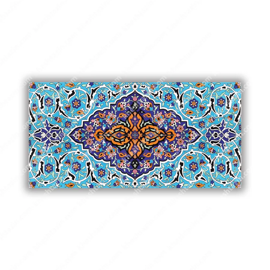 کاشی سرامیک طرح «ترنج لاجورد»