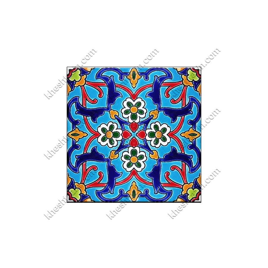 کاشی هفت رنگ طرح سنتی کد: 1143