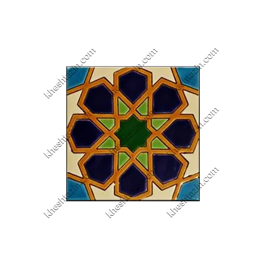 کاشی هفت رنگ طرح هندسی کد: GP-302