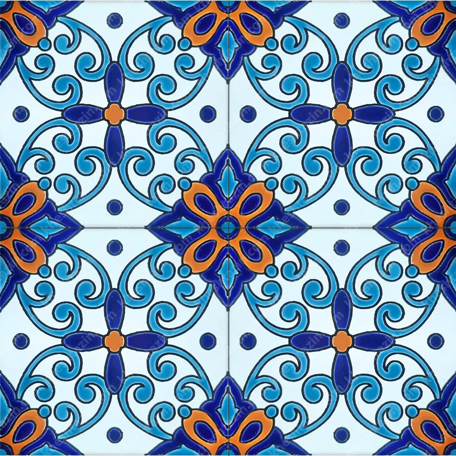 کاشی هفت رنگ دیواری کد: 1563 - تصویر 2
